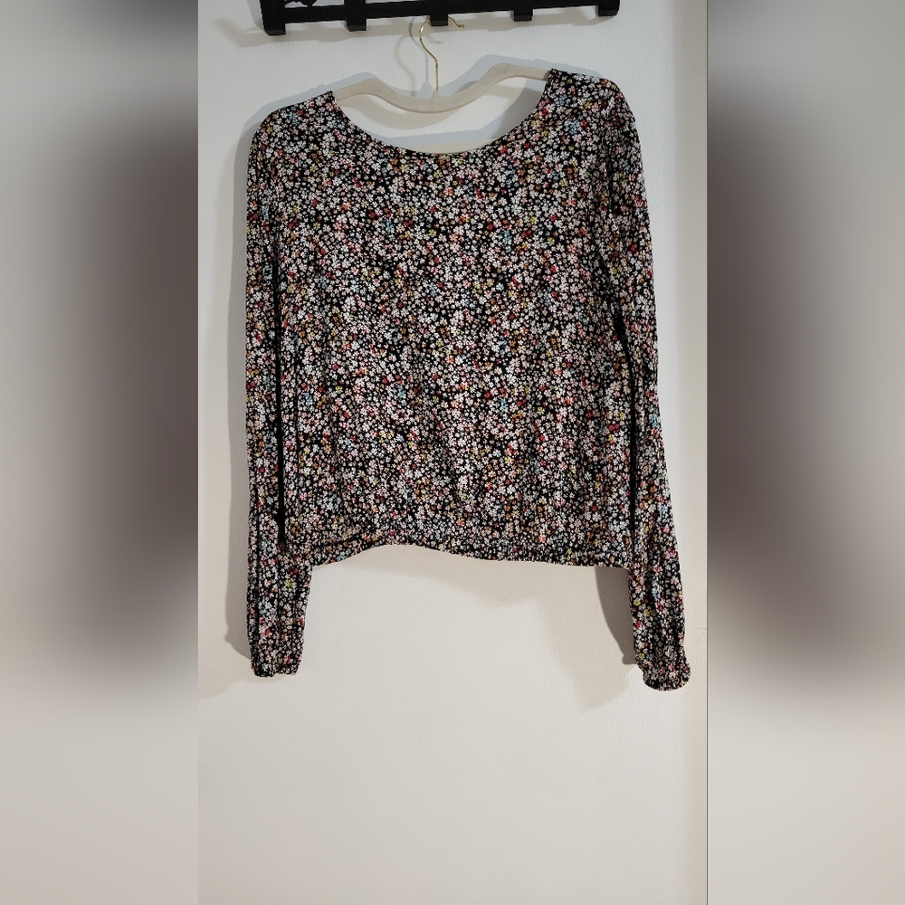 LOFT Multicolor Floral Blouse